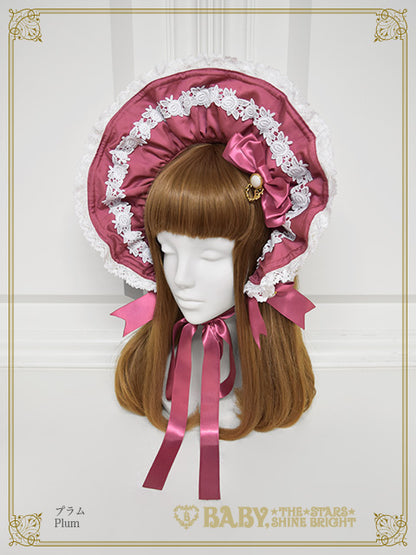 Rose Lace Rococo Bonnet
