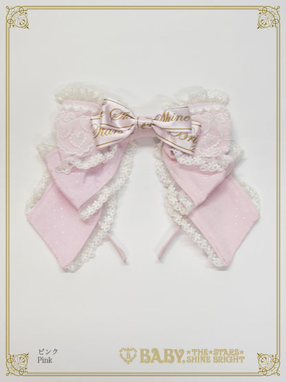 Lacy Twinkle Baby Ribbon head bow