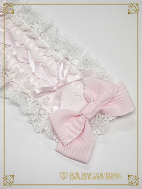 【予約】はしごレースのスピンドールヘッドドレス（綿サテン）