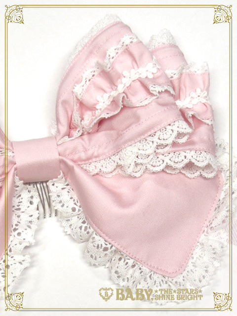 BABY シャン・ドゥ・フルールリボンベッドドレス　黒×ピンク 予約】シャン・ドゥ・フルールリボンヘッドドレス – BABY, THE STARS