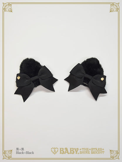 Cat ear fur clip