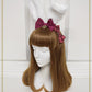 Bunny ear fur headband