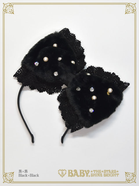 Ruban de Noёl Neige headband