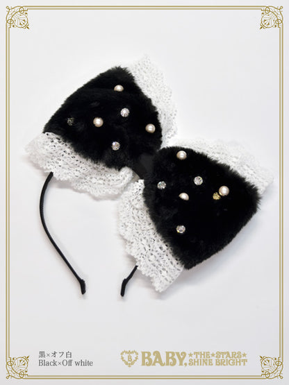 Ruban de Noёl Neige headband