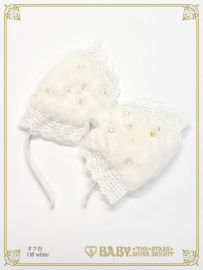 Ruban de Noёl Neige headband