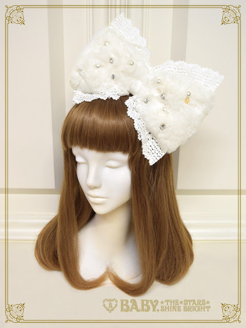 Ruban de Noёl Neige headband