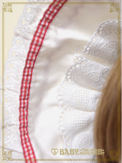 【予約】White Rabbitのうさみみボンネット