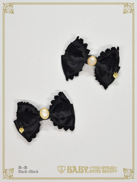 [Pre-order] Ornamental Jacquard Garden Ribbon Clip