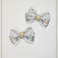 [Pre-order] Ornamental Jacquard Garden Ribbon Clip