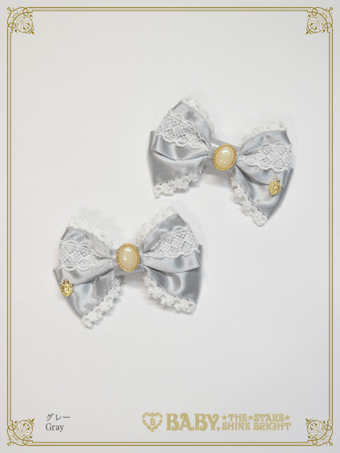 [Pre-order] Ornamental Jacquard Garden Ribbon Clip