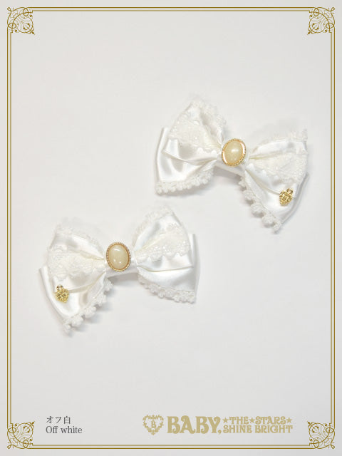[Pre-order] Ornamental Jacquard Garden Ribbon Clip