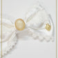 [Pre-order] Ornamental Jacquard Garden Ribbon Clip