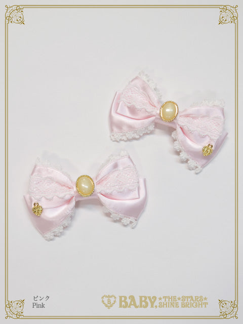 [Pre-order] Ornamental Jacquard Garden Ribbon Clip
