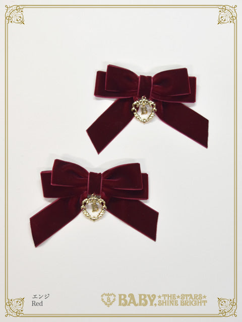 [Pre-order] Velvet ribbon clip