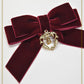 [Pre-order] Velvet ribbon clip