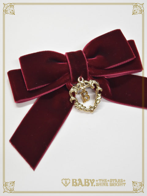 [Pre-order] Velvet ribbon clip