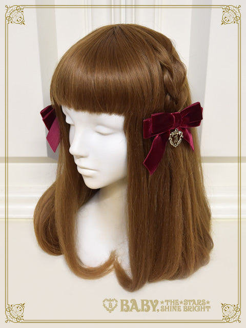 [Pre-order] Velvet ribbon clip