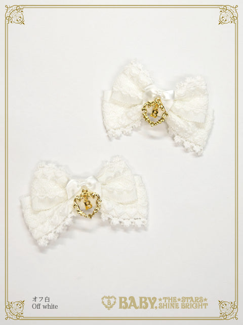 [Pre-order] Chérie de Neige ribbon clip