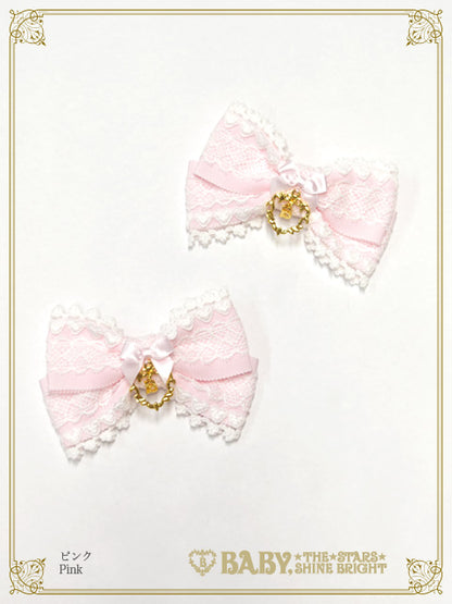 [Pre-order] Chérie de Neige ribbon clip