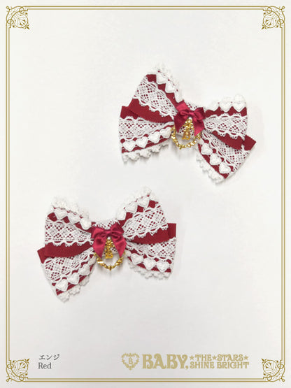 [Pre-order] Chérie de Neige ribbon clip