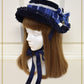 [Pre-order] Mary Stuart Velveteen＆Tartan Check Hat