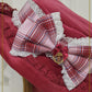 [Pre-order] Mary Stuart Velveteen＆Tartan Check Hat