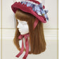 [Pre-order] Mary Stuart Velveteen＆Tartan Check Hat