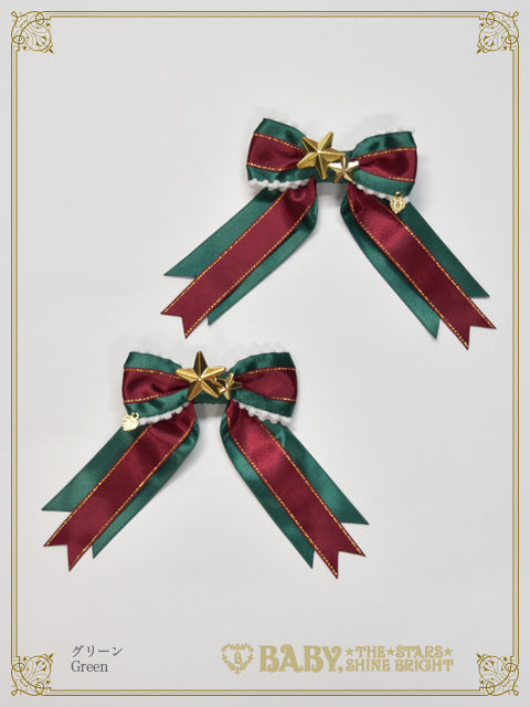 [Pre-order] Kumya's Doki★Doki Christmas Party Ribbon Clip