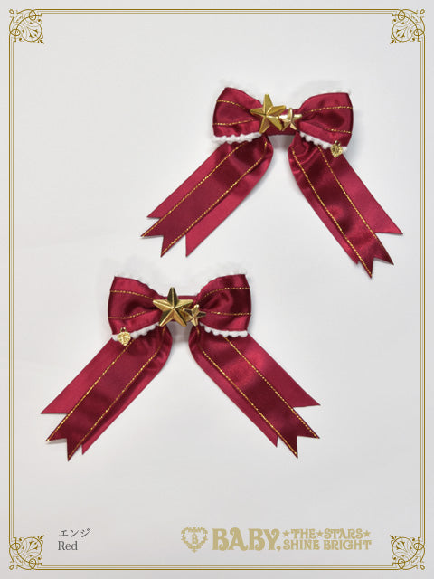 Kumya's Doki☆Doki Christmas Party Ribbon Clip – BABY, THE STARS