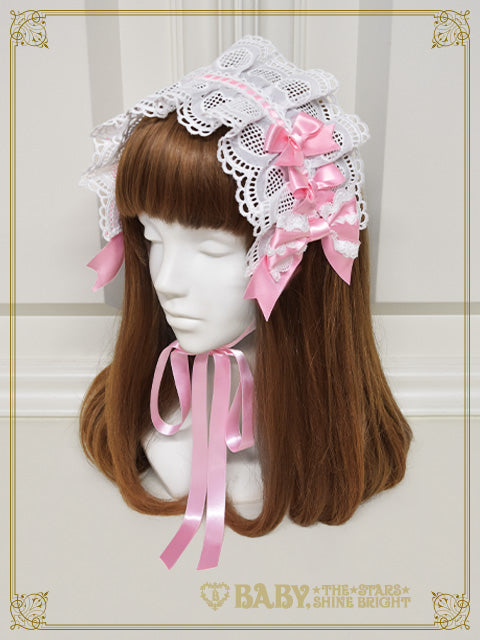 Creamy sweet macaron head dress