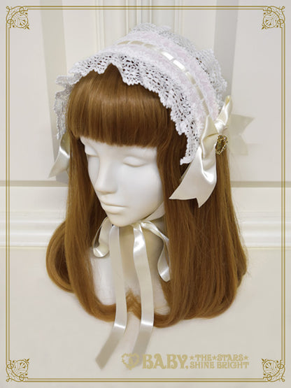 Bouquet blanc head dress