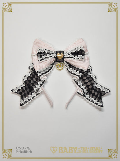 La Dame de Carreauリボンカチューシャ