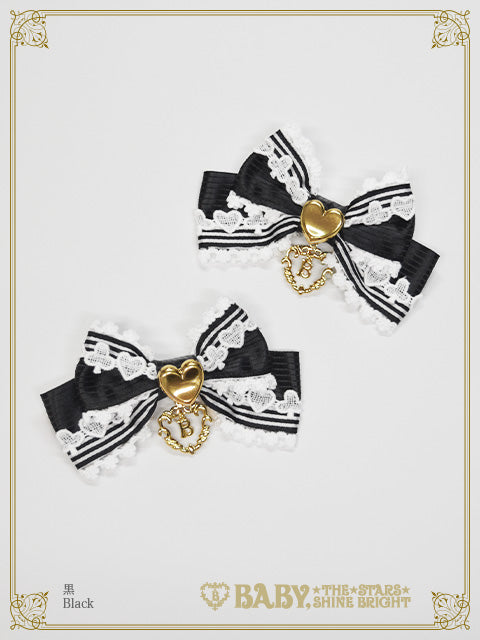 Queen of Hearts♥ Ribbon Clip