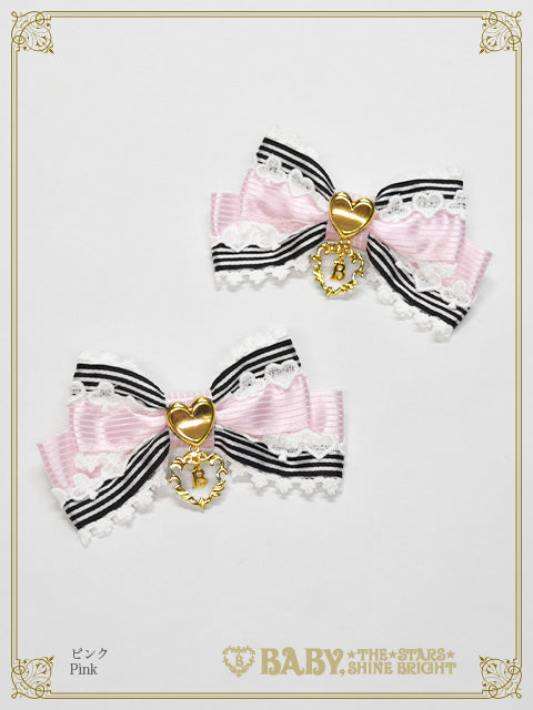 Queen of Hearts♥ Ribbon Clip