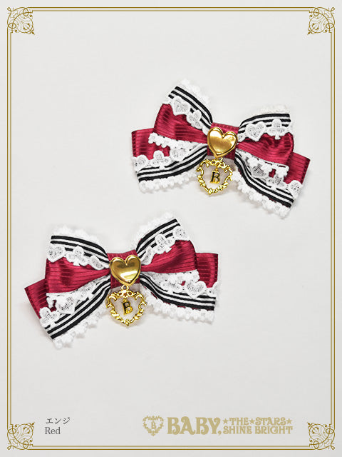 Queen of Hearts♥ Ribbon Clip