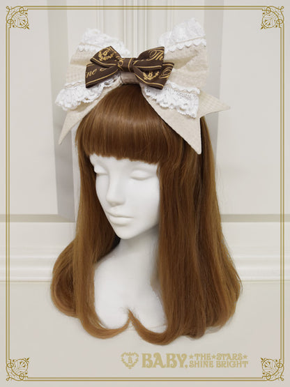 Waffle♡Cotton Head bow