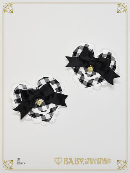 My Lovely Heroine of milky soda Gingham Clip