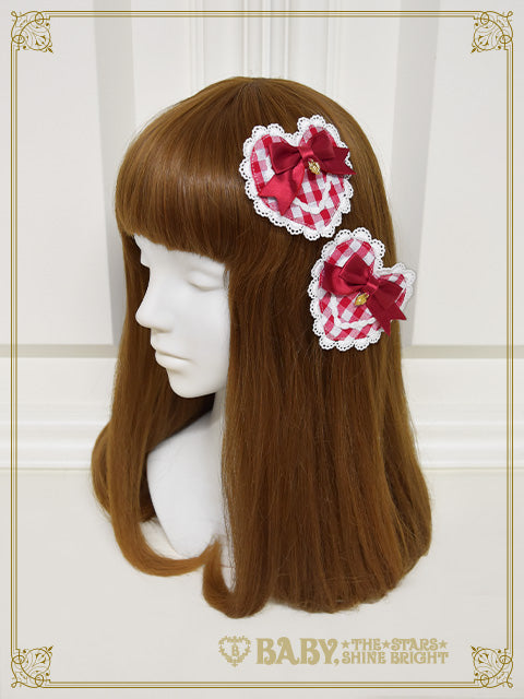 My Lovely Heroine of milky soda Gingham Clip