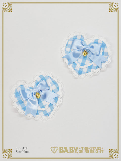 My Lovely Heroine of milky soda Gingham Clip