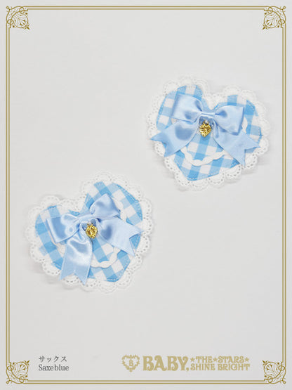 My Lovely Heroine of milky soda Gingham Clip