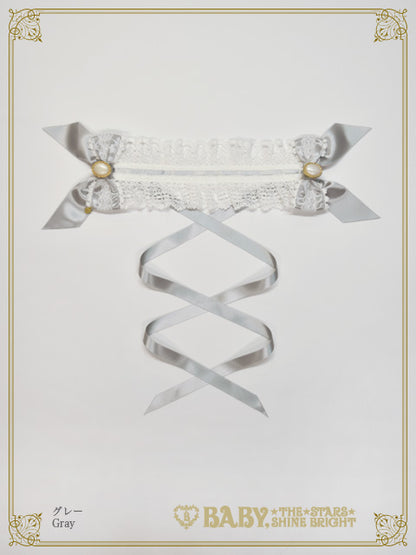 オーナメントジャガード庭園ヘッドドレス