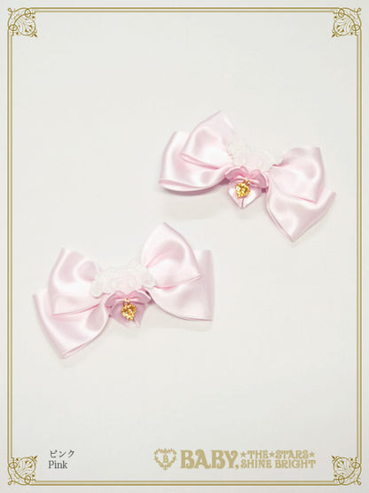 Kumya-chan's satin ribbon clip