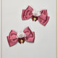 Kumya-chan's satin ribbon clip