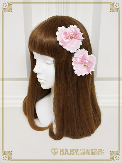 My Lovely Heroine of milky soda Heart Clip