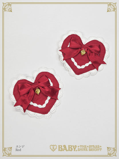 My Lovely Heroine of milky soda Heart Clip