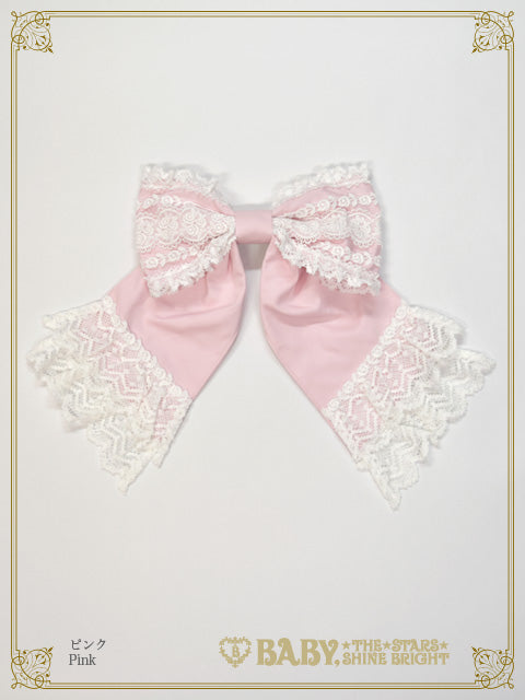Rose Fleur Apron Ribbon Barrette