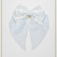 【予約】Fluffy Gingham Heart リボンバレッタ