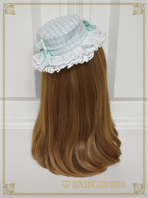 [Pre-order] Berry Sweet Bouquet Gingham Canotier