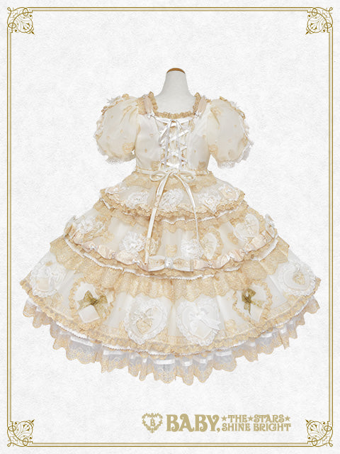 [Made-to-order item] Love Shine Princess one-piece dress