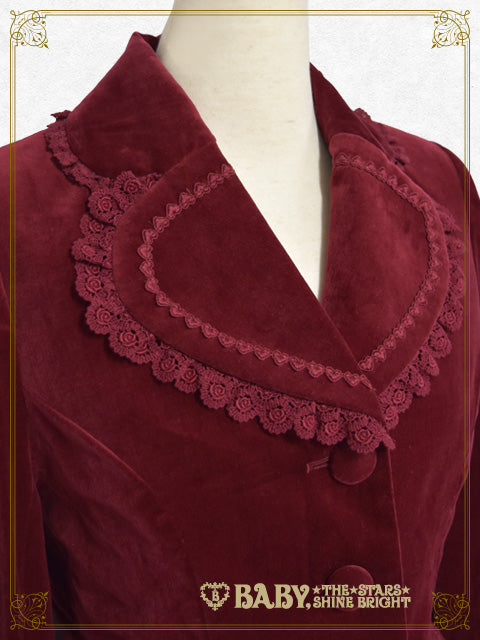 [Pre-order] Velveteen Scallop Jacket